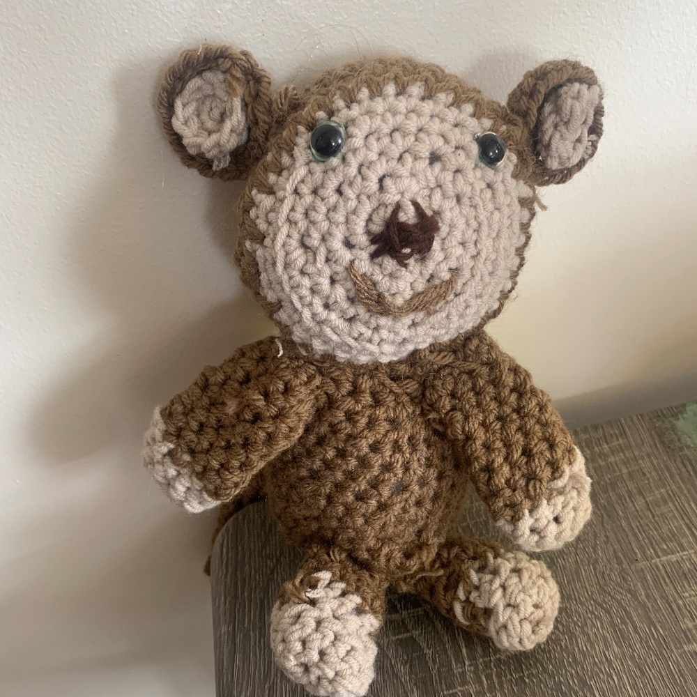 Crochet Monkey Stuffed Animal